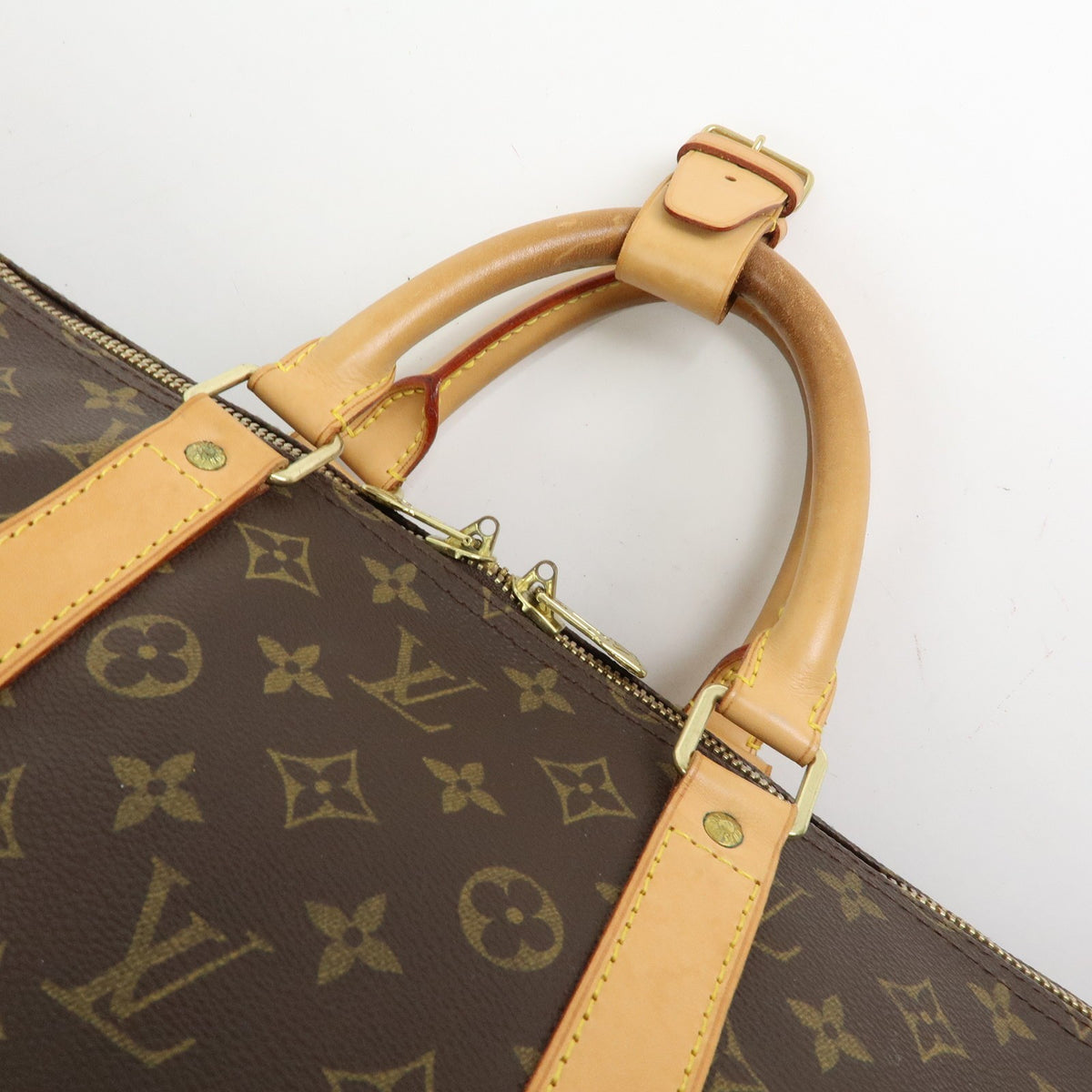 Louis Vuitton Keepall Monogram Canvas Brown Canvas Travel Bag Bag (Pre-Owned)