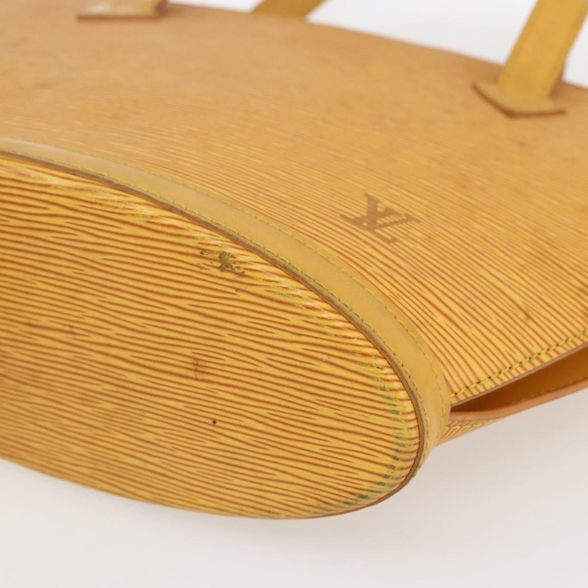 Louis Vuitton Saint Jacques Epi Leather Yellow Leather Handbag (Pre-Owned)