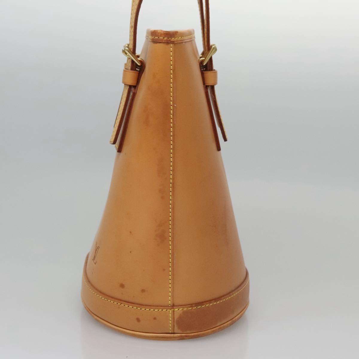 Louis Vuitton Bucket Beige Leather Tote Bag (Pre-Owned)