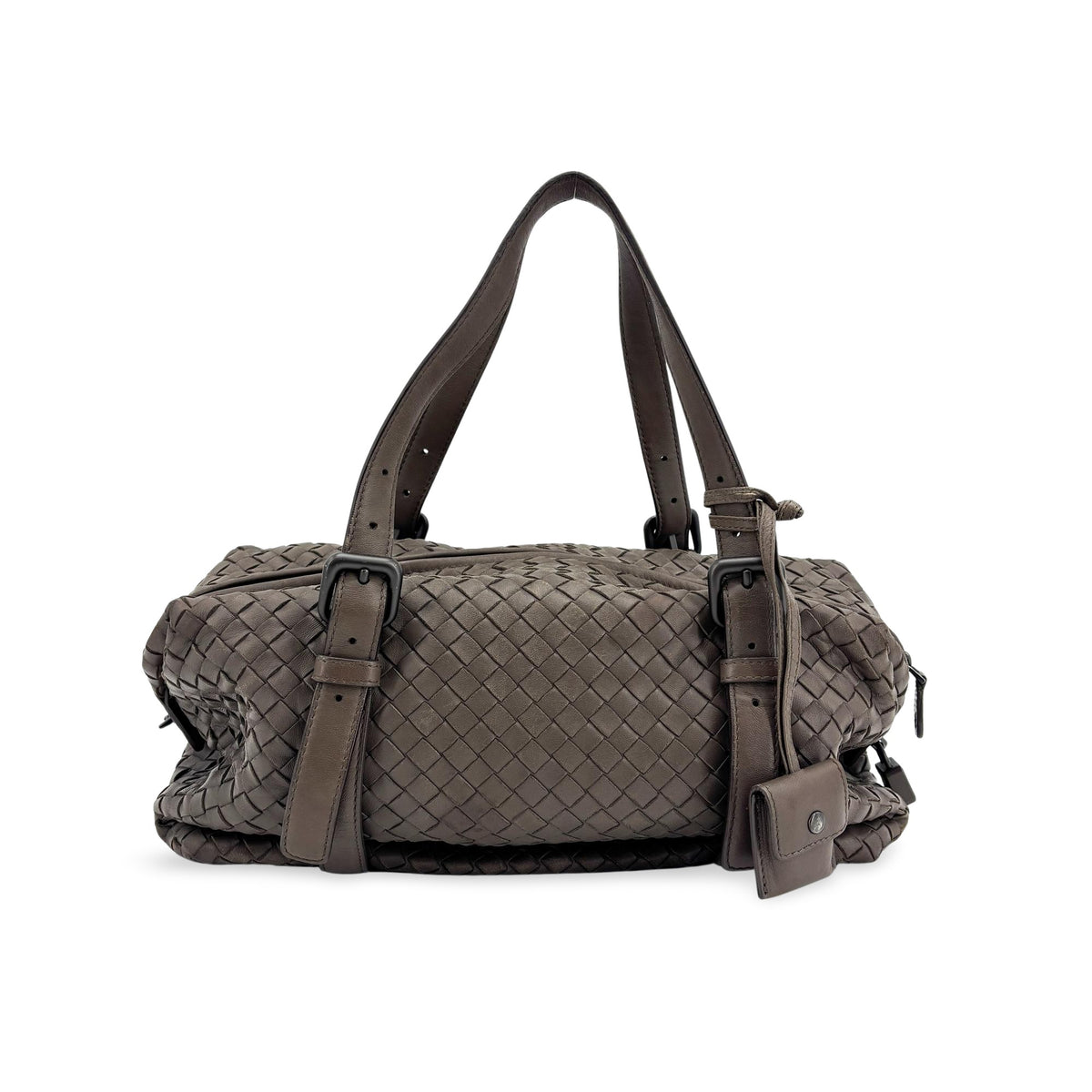 Bottega Veneta Montaigne Handle Intrecciato Nappa Brown Other Handbag (Pre-Owned)