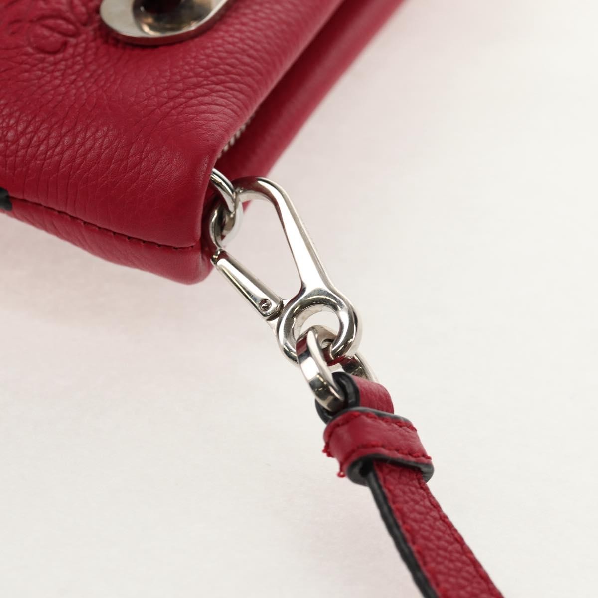 Loewe Missy Leather Red Leather Shoulder Bag Bag (Pre-Owned)