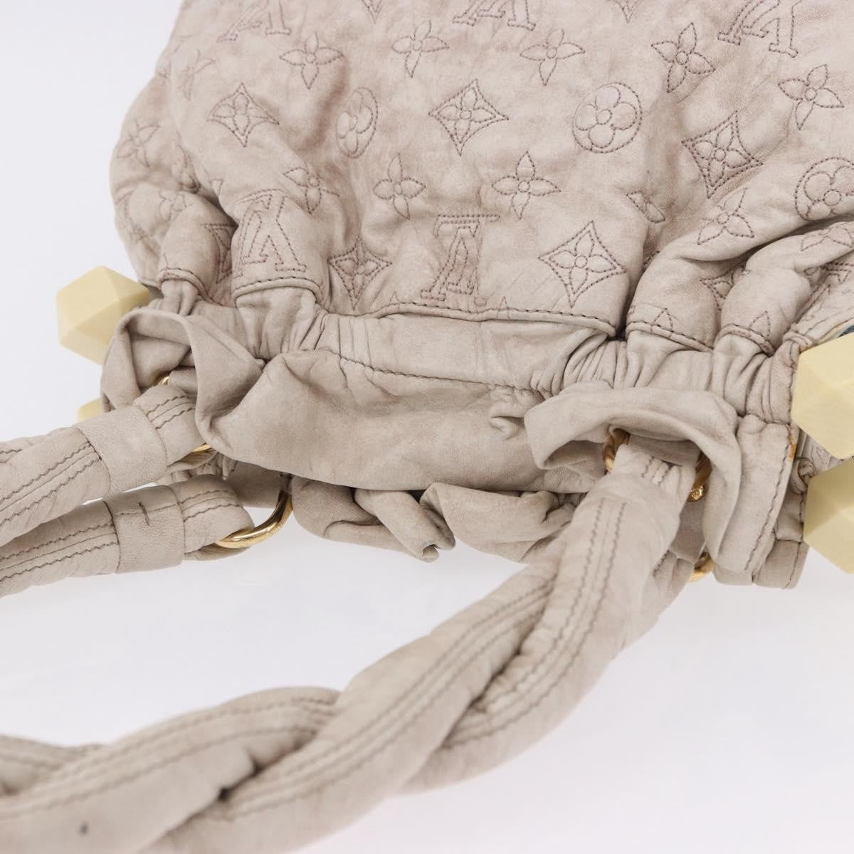 Louis Vuitton Olympe Stratus Limited Edition Monogram Lambskin Beige Leather Handbag (Pre-Owned)