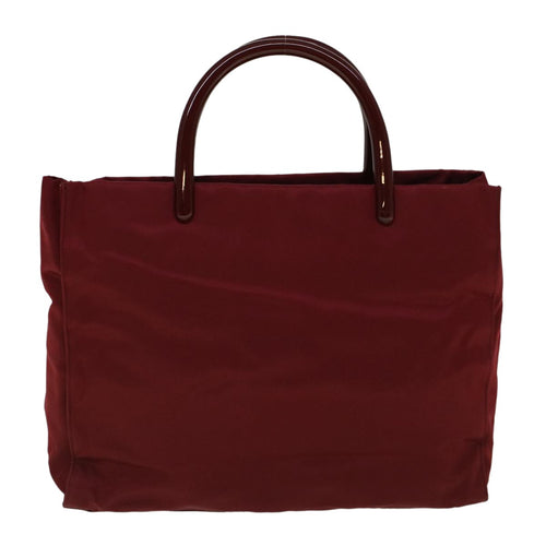 Prada Tessuto Red Synthetic Handbag (Pre-Owned)