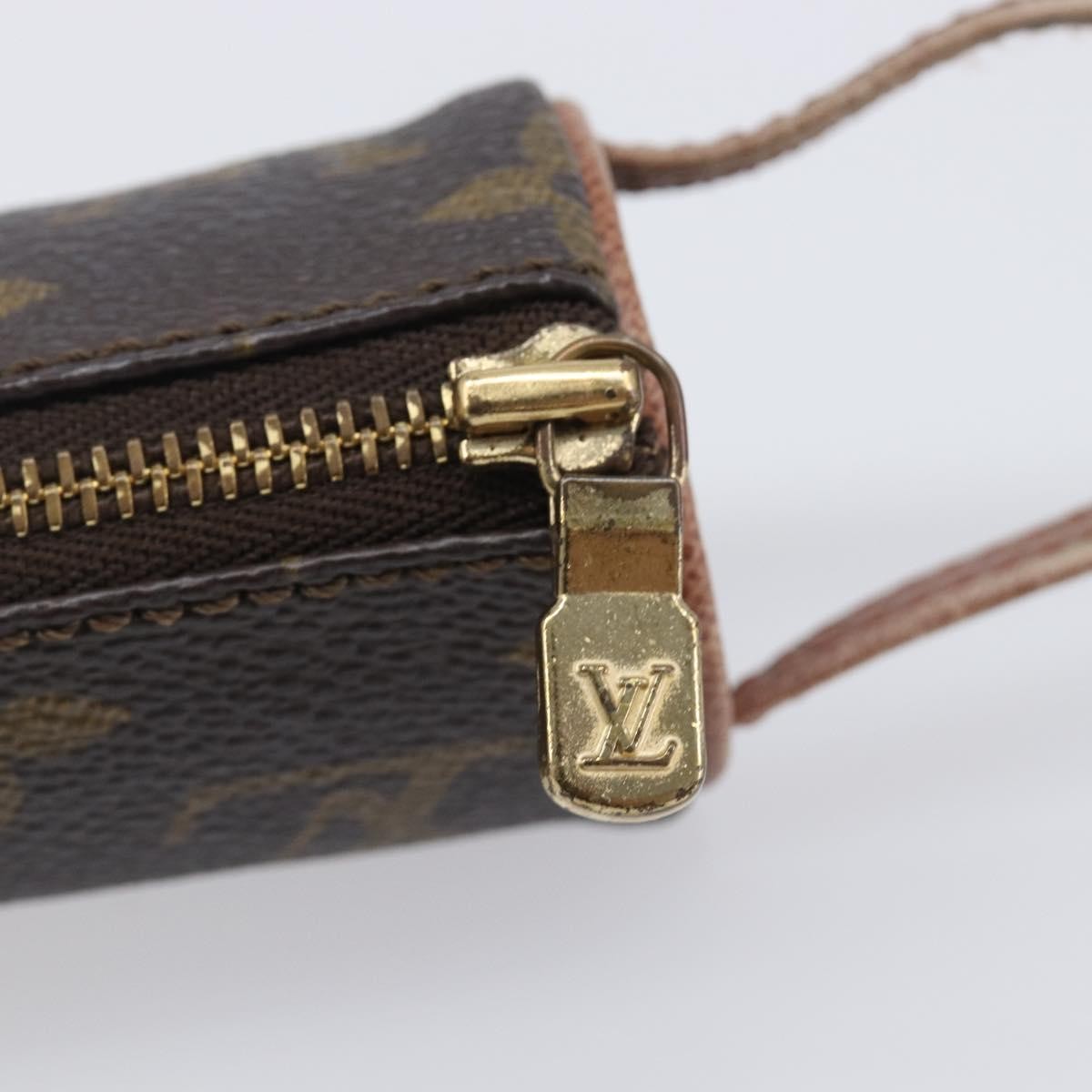 Louis Vuitton Golf Ball Case Monogram Brown Canvas Clutche & Pouche Bag (Pre-Owned)