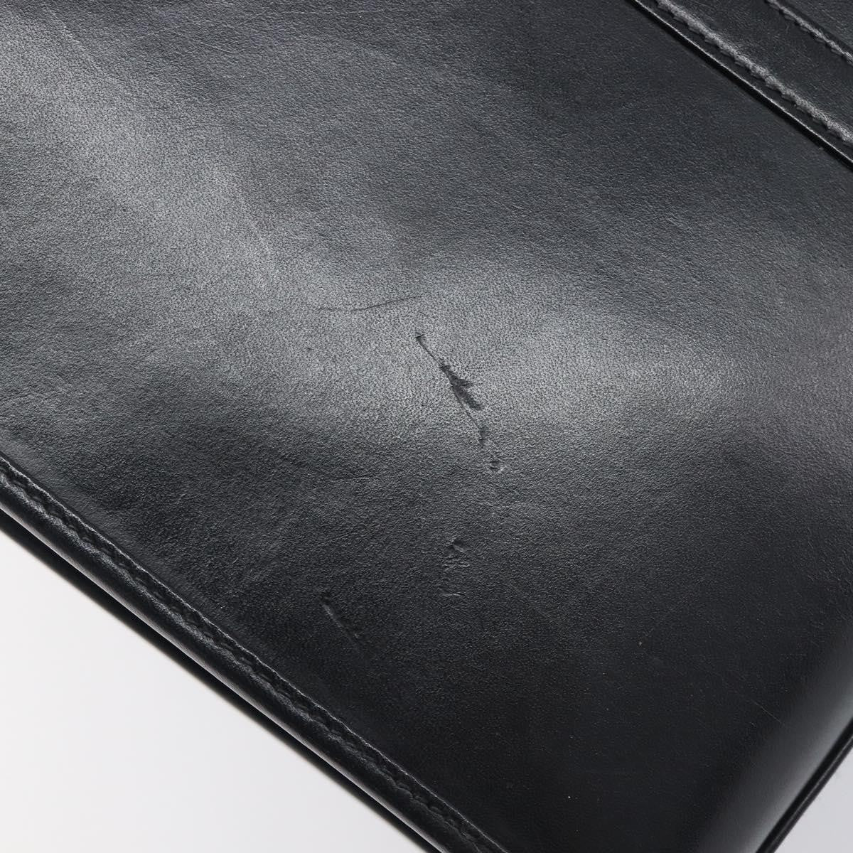 Gucci Jackie Leather Black Leather Tote Bag Bag (Pre-Owned)