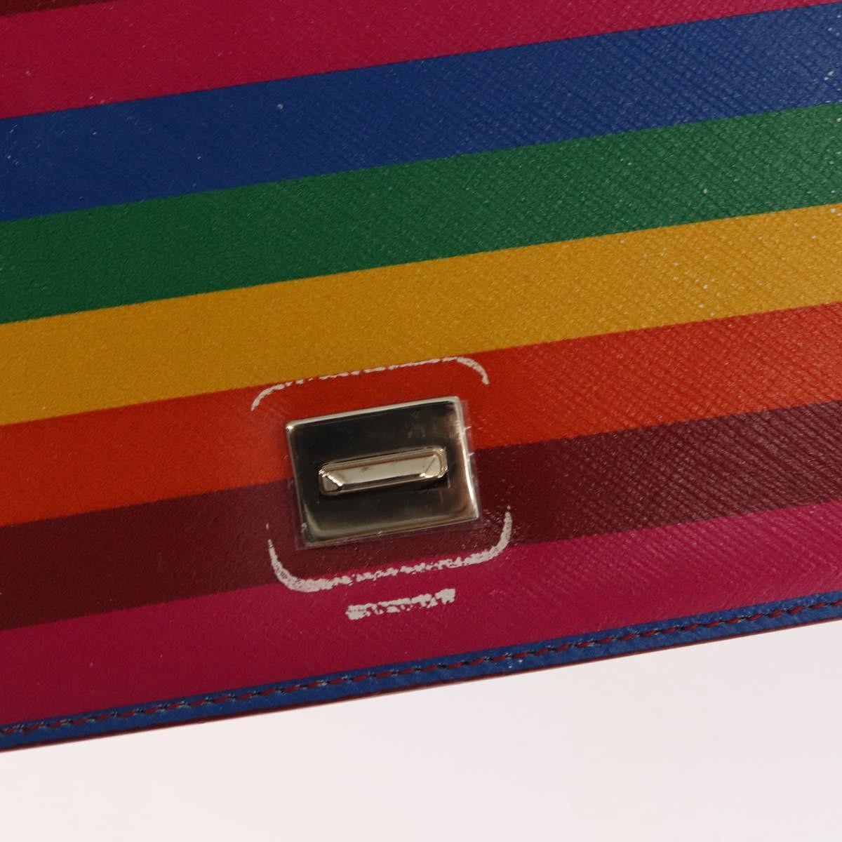 Salvatore Ferragamo Vara Bow Leather Multicolour Leather Crossbody Bag Bag (Pre-Owned)