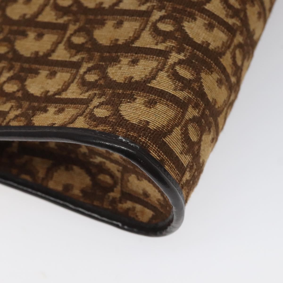 Christian Dior Vintage Trotter Canvas Brown Canvas Shoulder Bag Bag (Pre-Owned)