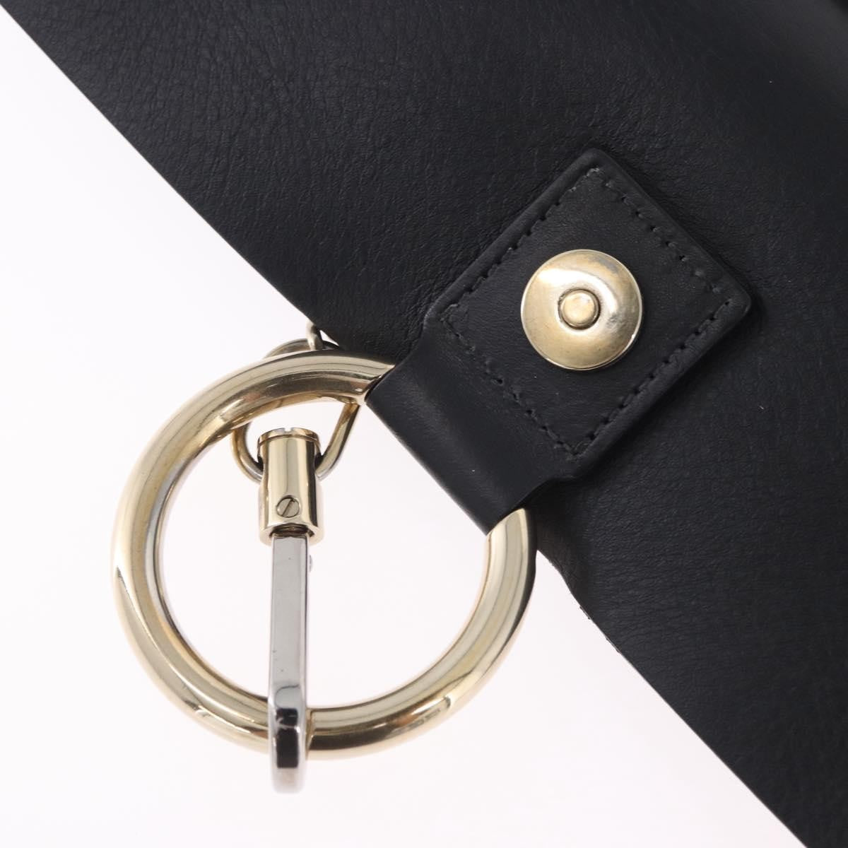 Chloe Faye Leather And Suede Black Suede Crossbody Bag Bag (Pre-Owned)
