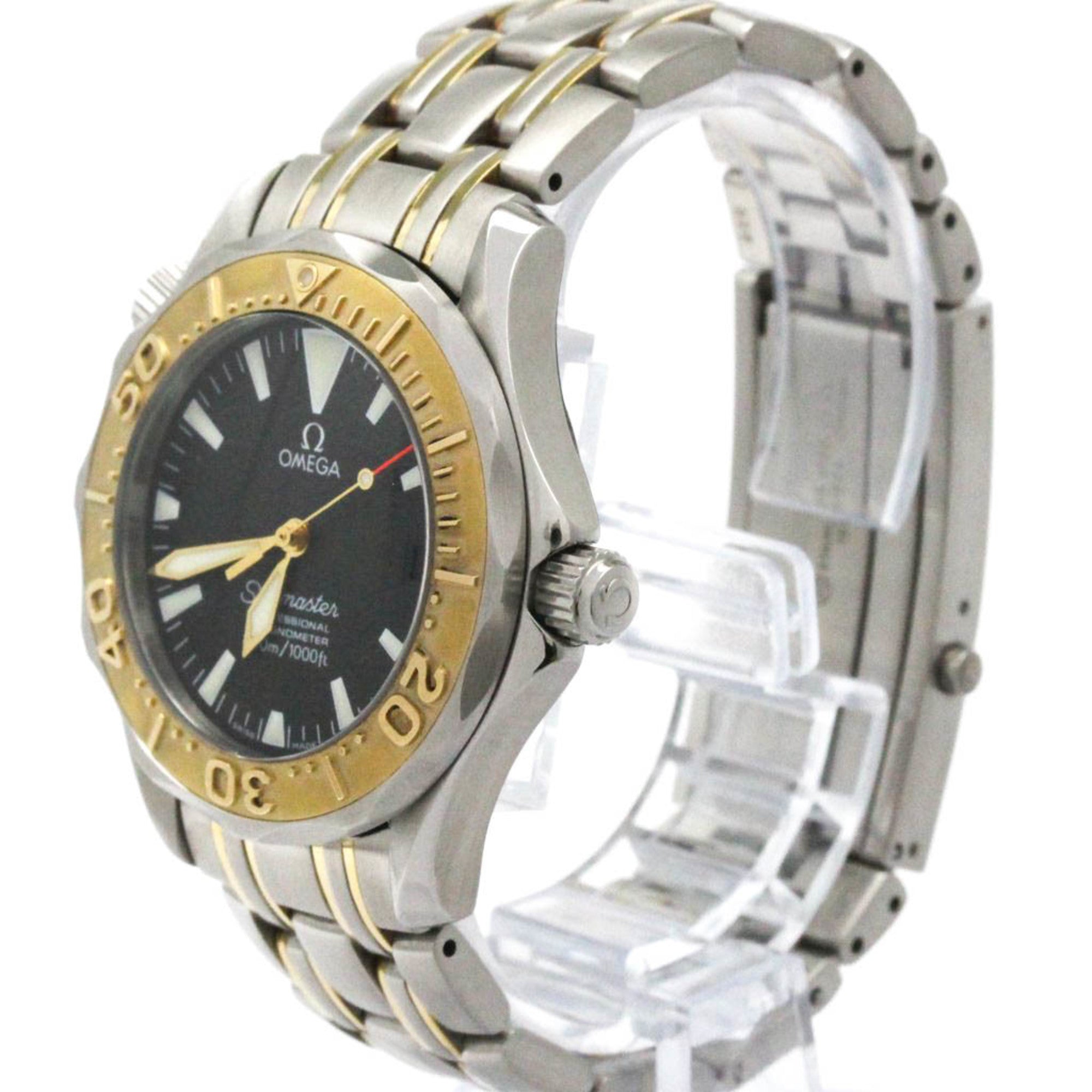 Omega Seamaster Professional Diver Chronometer 300M Automatic Stainless Steel And Yellow Gold (18K) Watch (Pre-Owned)