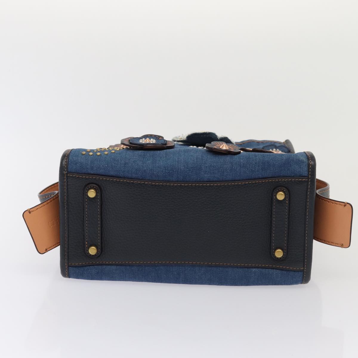 Coach Rogue 25 Blue Denim - Jeans Handbag (Pre-Owned)
