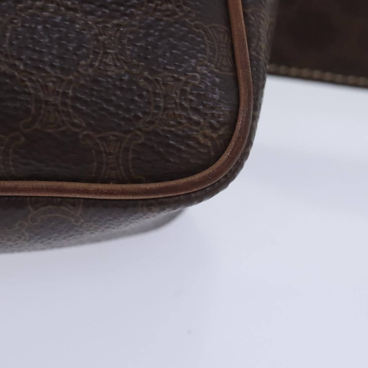 Céline Brown Canvas Shoulder Bag (Pre-Owned)