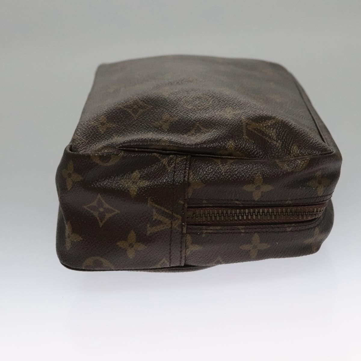 Louis Vuitton Trousse Toilette 28 Brown Canvas Clutch Bag (Pre-Owned)