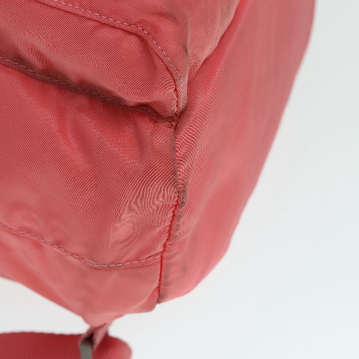 Prada Re-Nylon Pink Canvas Backpack Bag (Pre-Owned)