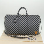 Louis Vuitton Keepall Bandouliere 50 Black Canvas Travel Bag (Pre-Owned)