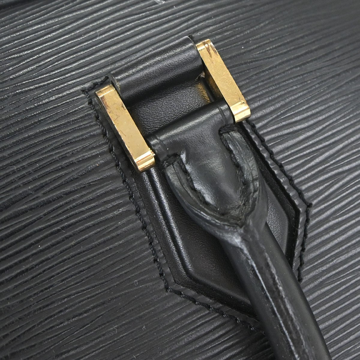 Louis Vuitton Jasmin Epi Leather Black Leather Handbag (Pre-Owned)