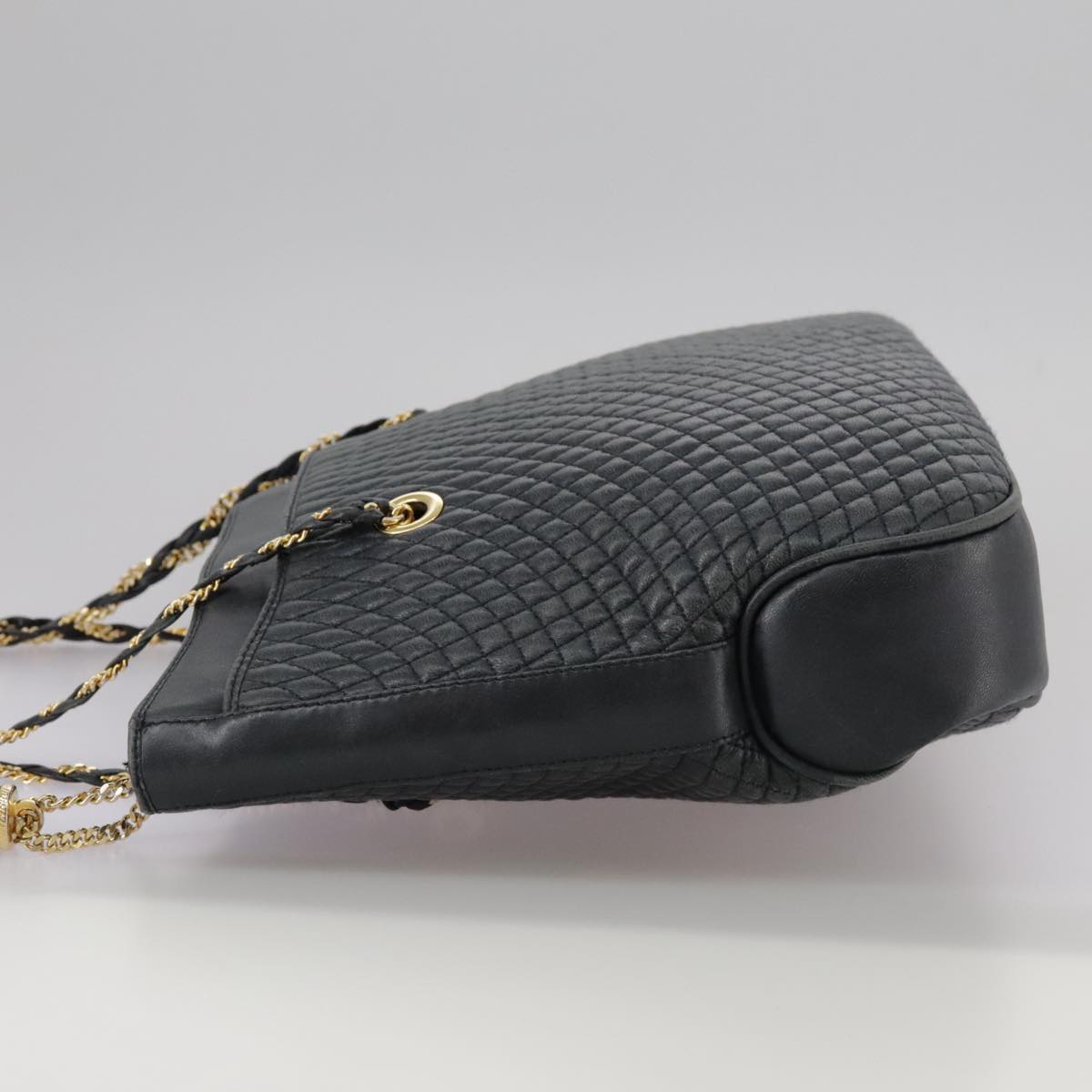 Bally Black Leather Tote Bag (Pre-Owned)
