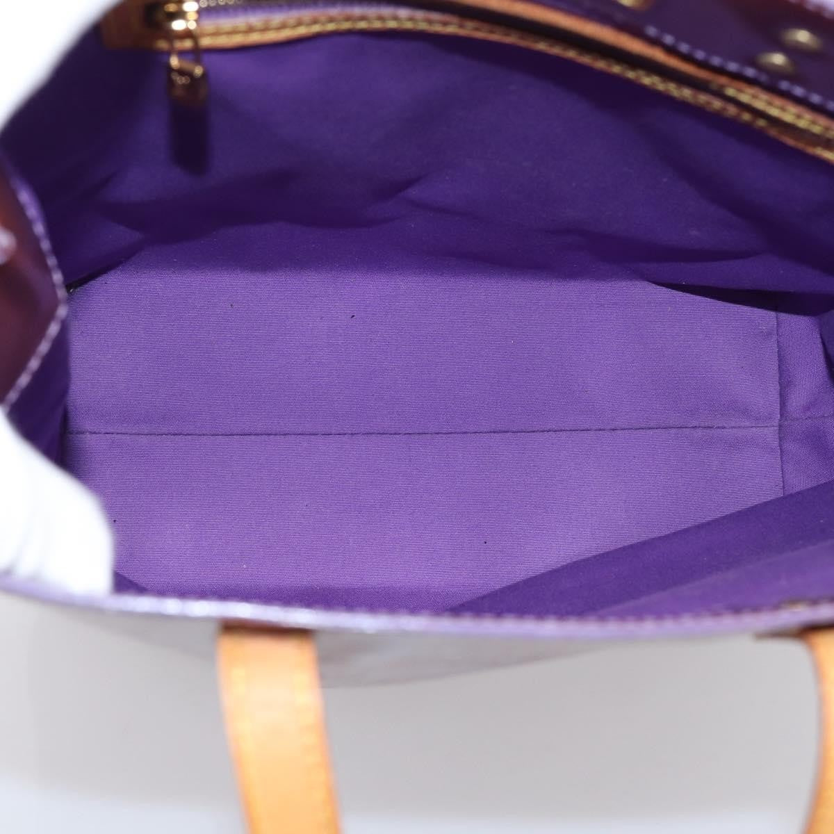 Louis Vuitton Reade Monogram Vernis Purple Patent_Leather Handbag (Pre-Owned)