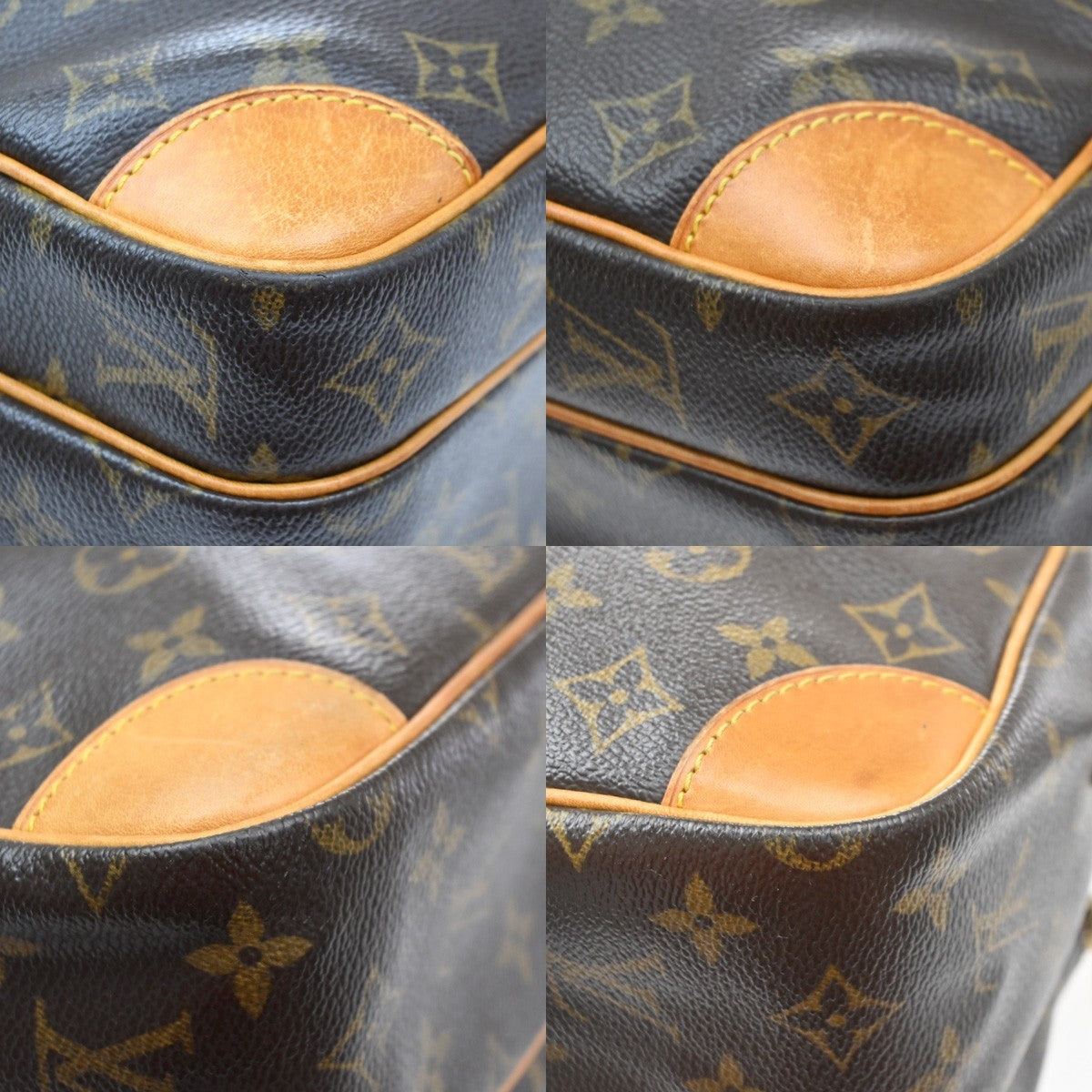Louis Vuitton Nil Messenger Monogram Canvas Brown Canvas Handbag (Pre-Owned)