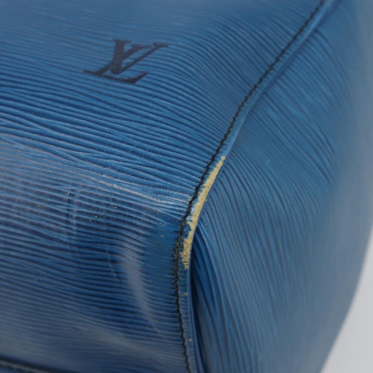 Louis Vuitton Speedy Epi Leather Blue Leather Handbag (Pre-Owned)