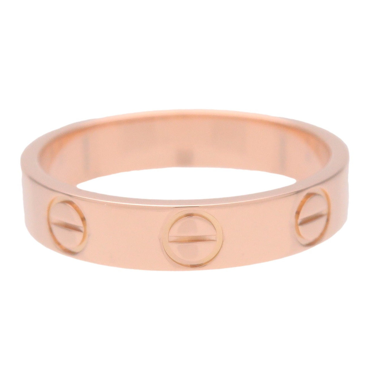 Cartier Love Band 18K Rose Gold Gold Rose_Gold Ring Jewelry (Pre-Owned)