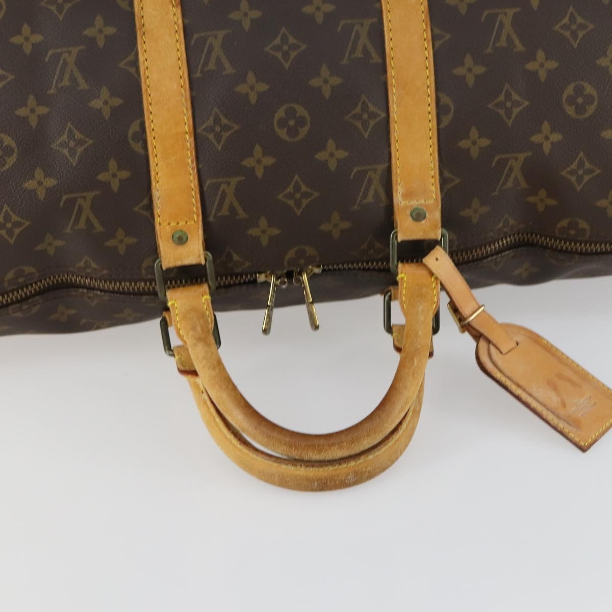Louis Vuitton Keepall Monogram Canvas Brown Canvas Travel Bag Bag (Pre-Owned)