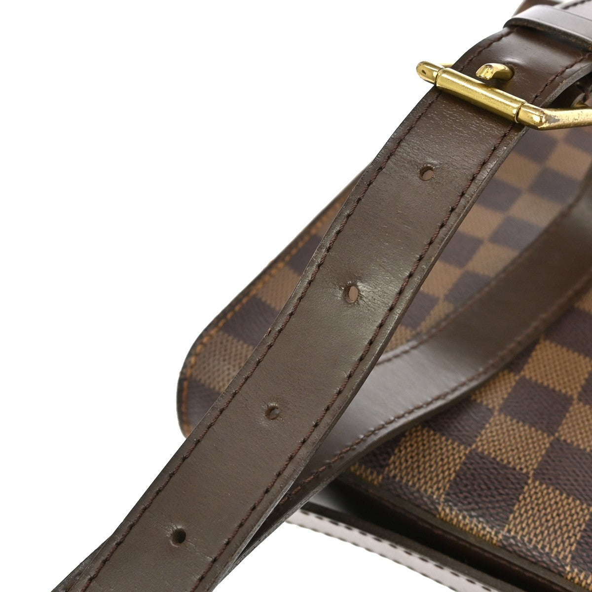 Louis Vuitton Portobello Messenger Damier Ebene Brown Canvas Shoulder Bag Bag (Pre-Owned)