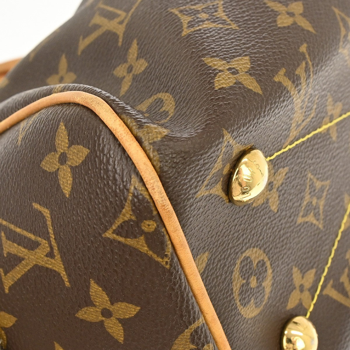 Louis Vuitton Tivoli Monogram Canvas Brown Canvas Handbag (Pre-Owned)
