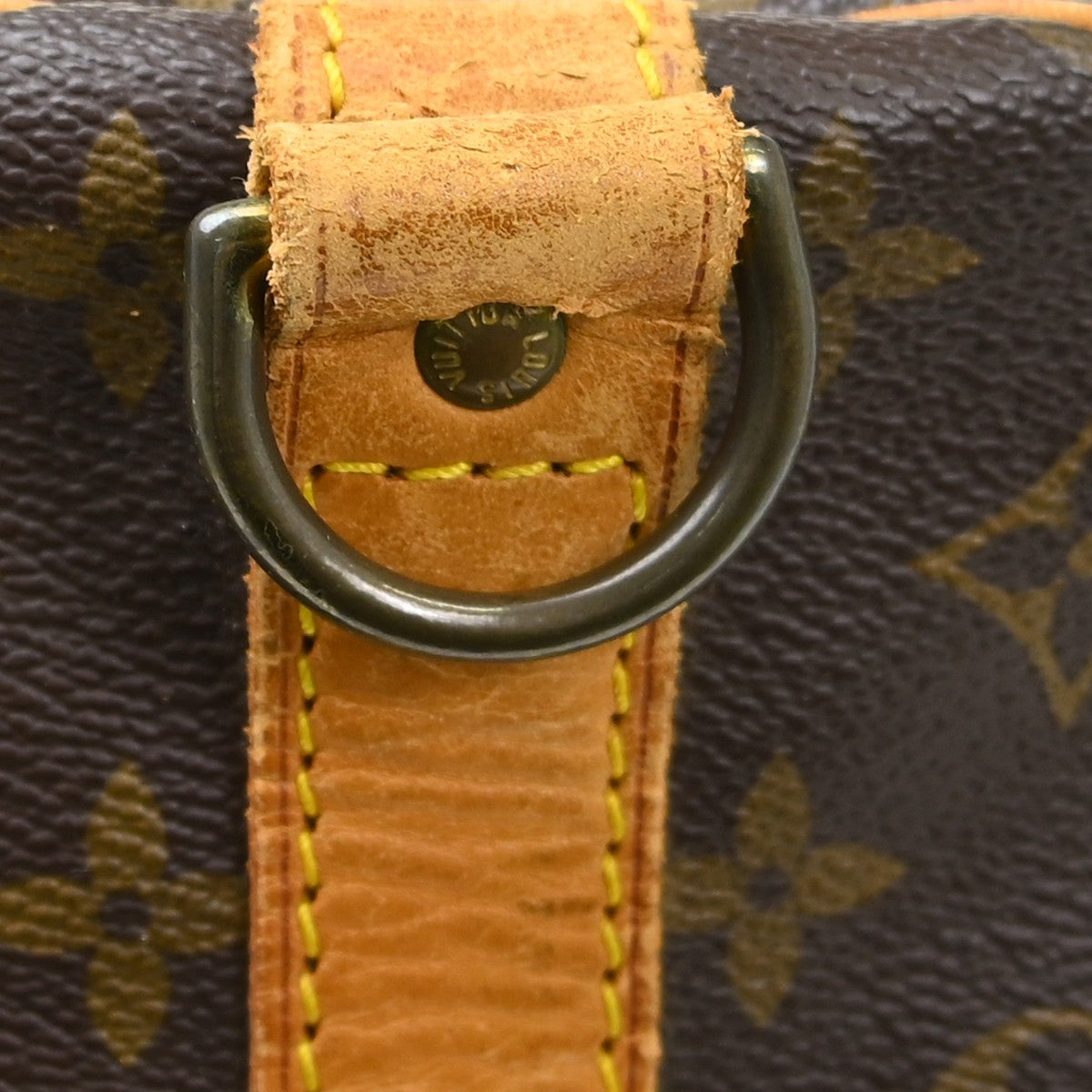 Louis Vuitton Keepall Bandouliere Monogram Canvas Brown Canvas Travel Bag Bag (Pre-Owned)