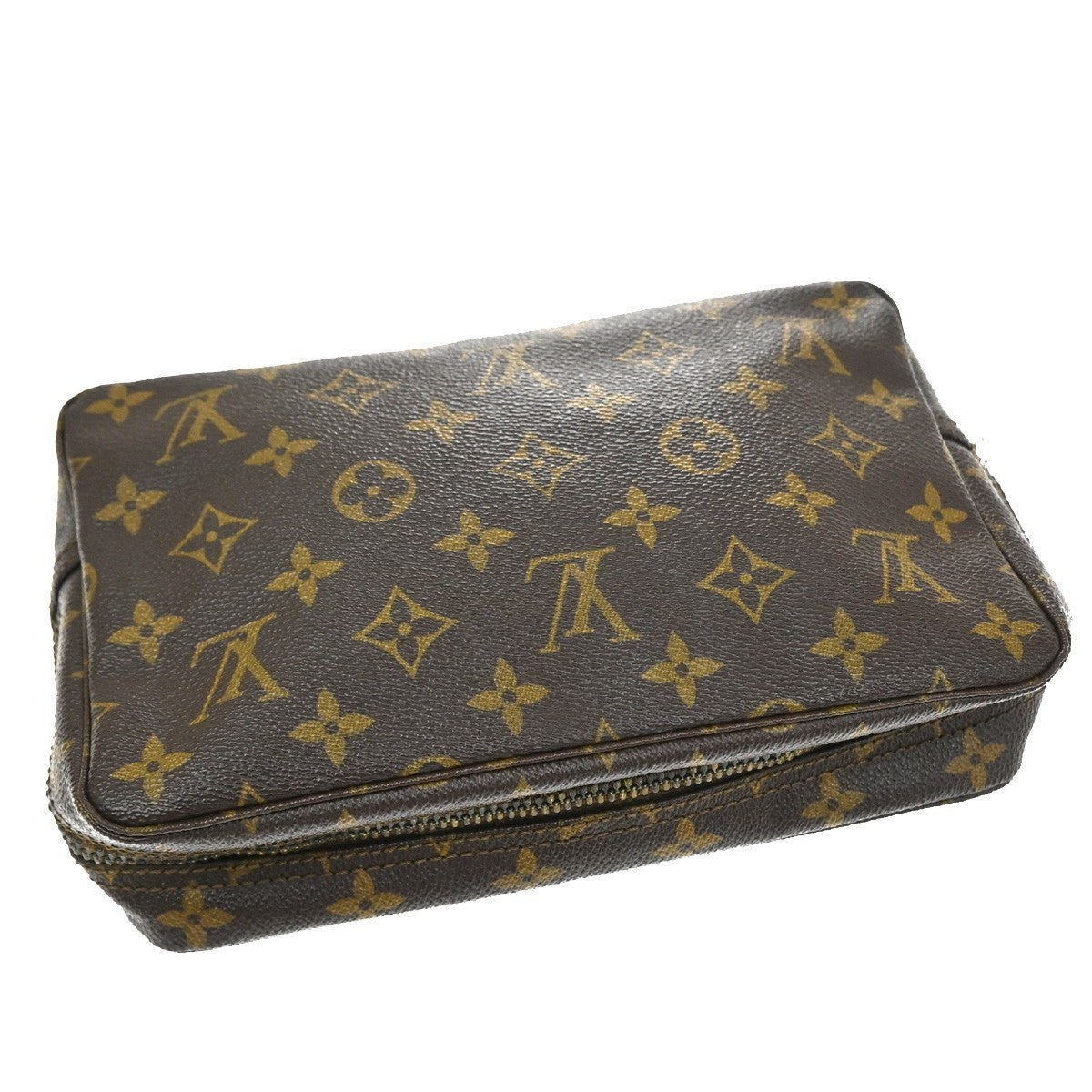 Louis Vuitton Trousse Toiletry Monogram Canvas Brown Canvas Toiletry Case Accessory (Pre-Owned)