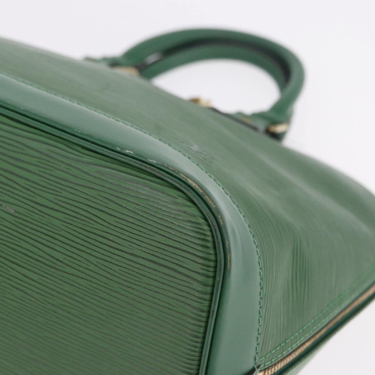Louis Vuitton Alma Epi Green Leather Handbag (Pre-Owned)