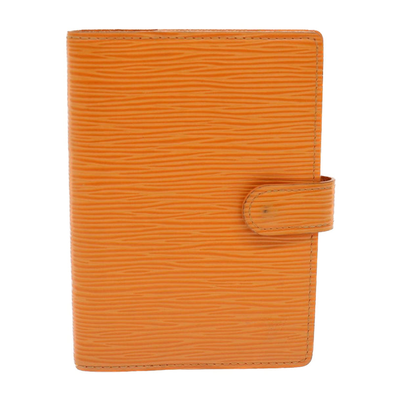 Louis Vuitton Agenda Pm Orange Leather Wallet  (Pre-Owned)