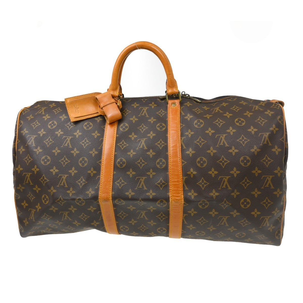 Louis Vuitton Keepall Monogram Canvas Brown Canvas Travel Bag Bag (Pre-Owned)