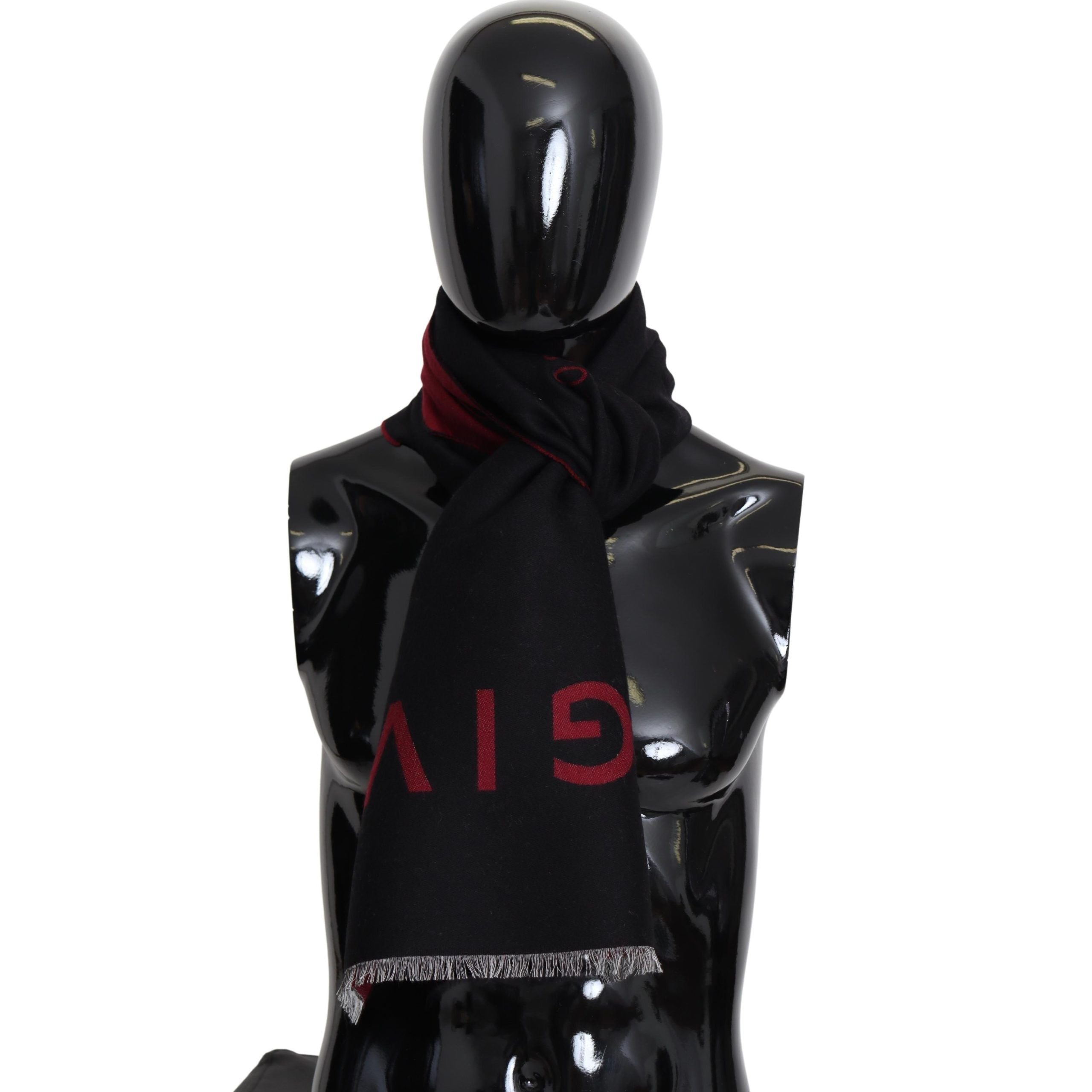 Givenchy Elegant Unisex Wool Silk Blend Men's Scarf