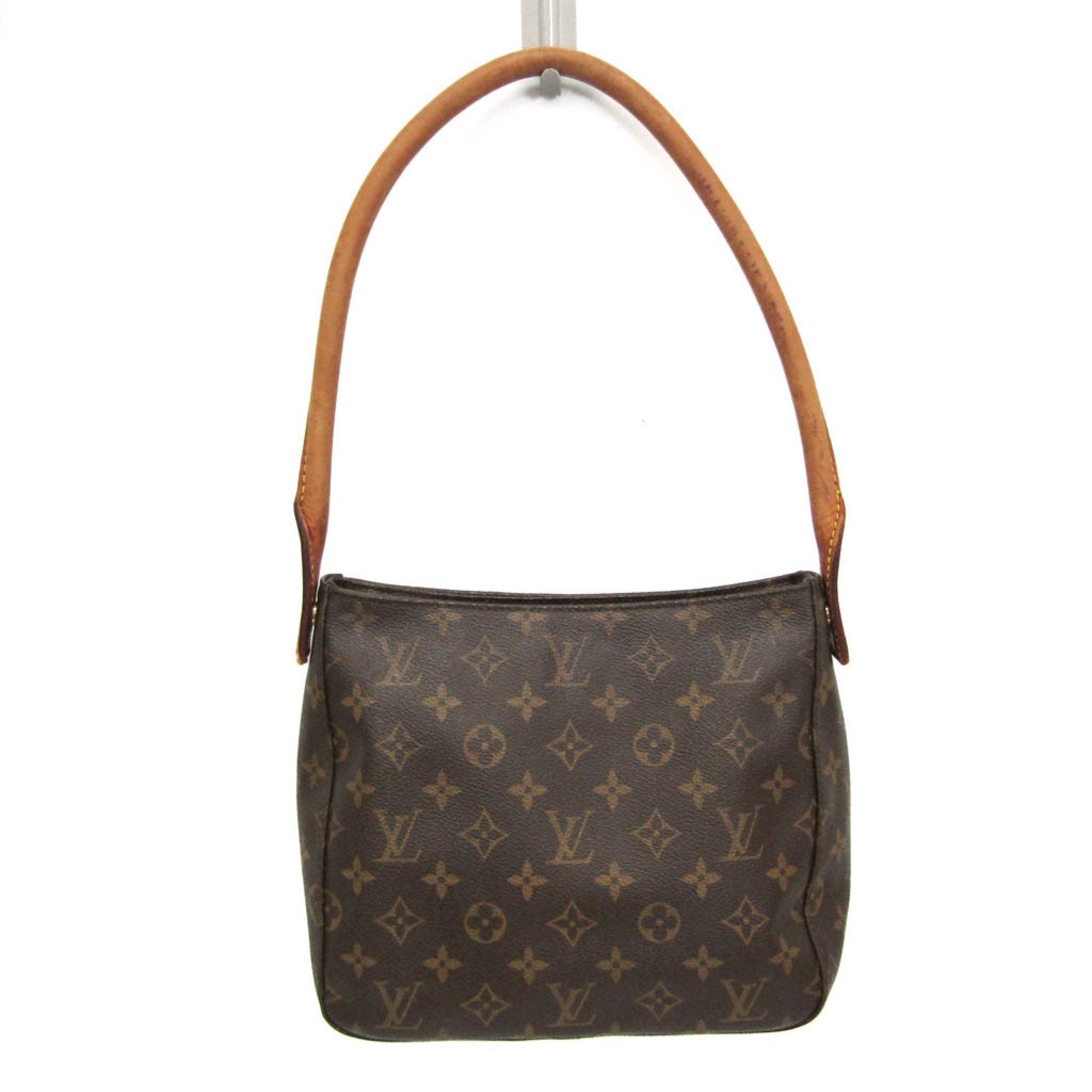 Louis Vuitton Looping Mm Brown Canvas Shoulder Bag (Pre-Owned)