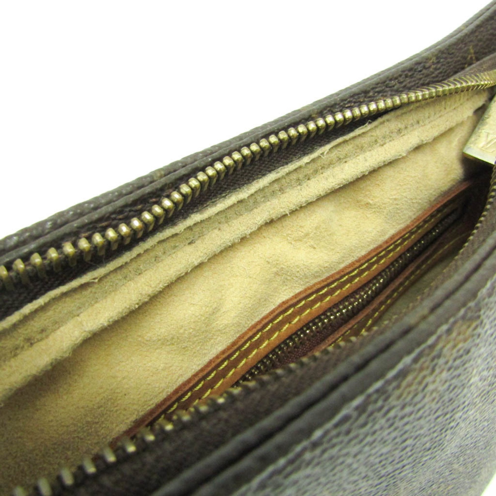 Louis Vuitton Looping Mm Brown Canvas Shoulder Bag (Pre-Owned)