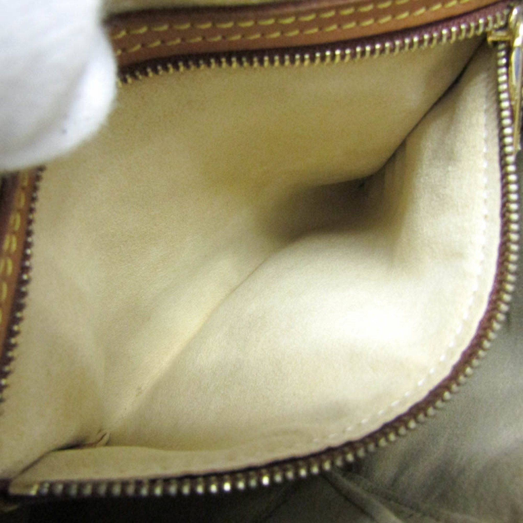 Louis Vuitton Looping Mm Brown Canvas Shoulder Bag (Pre-Owned)