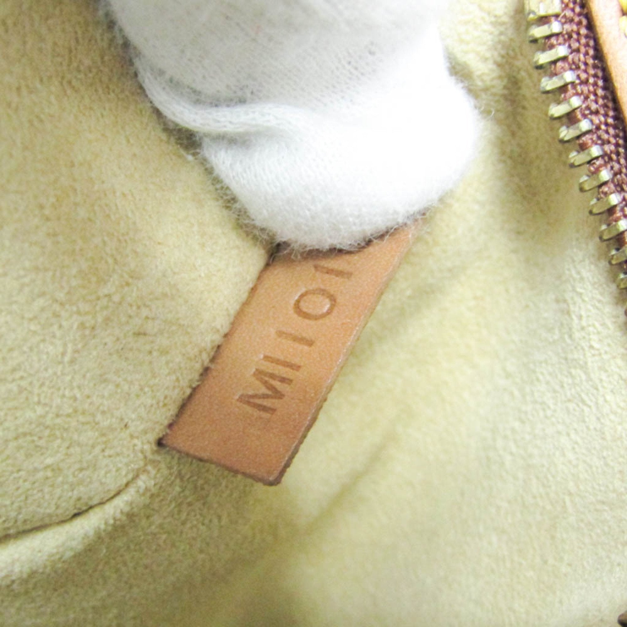 Louis Vuitton Looping Mm Brown Canvas Shoulder Bag (Pre-Owned)