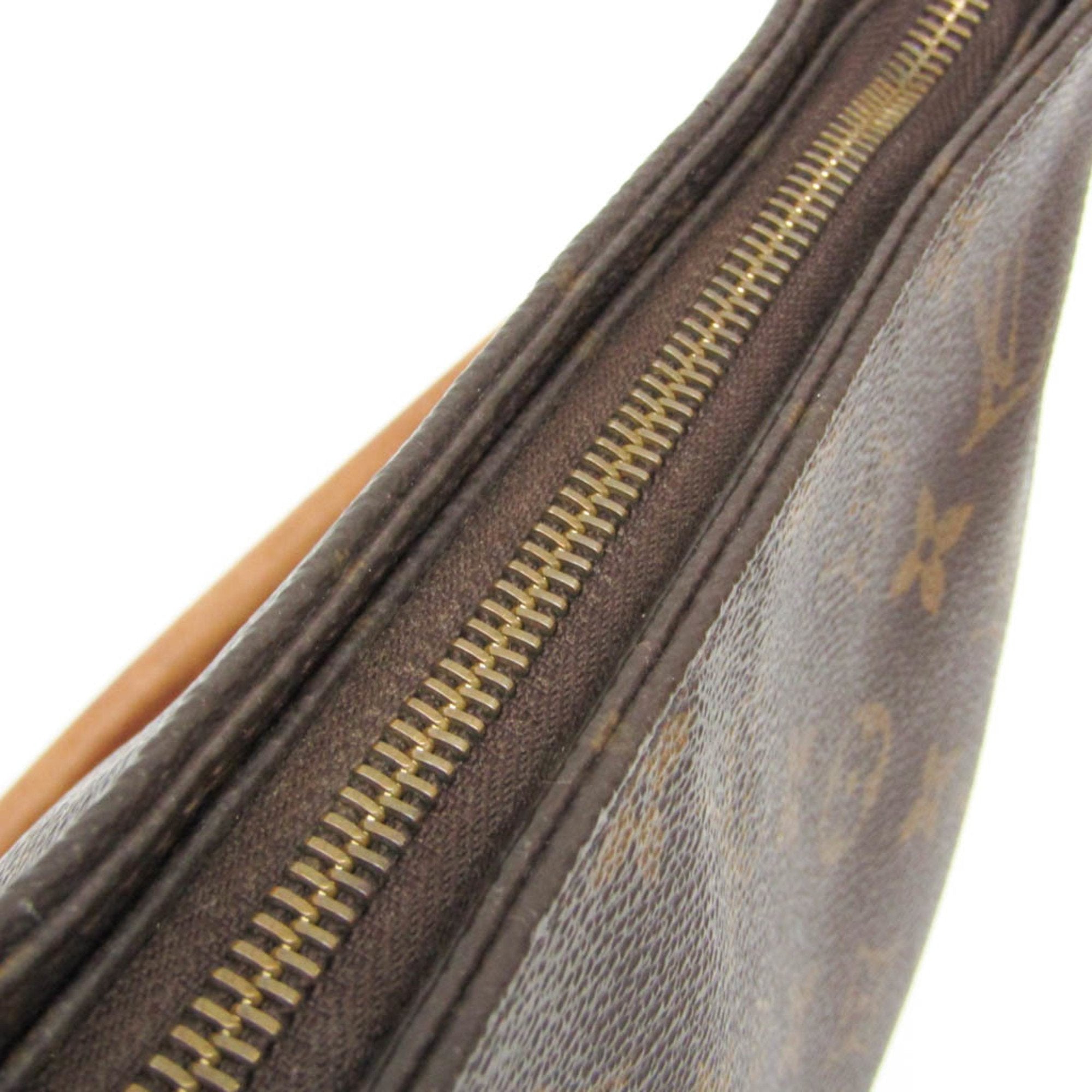 Louis Vuitton Looping Mm Brown Canvas Shoulder Bag (Pre-Owned)