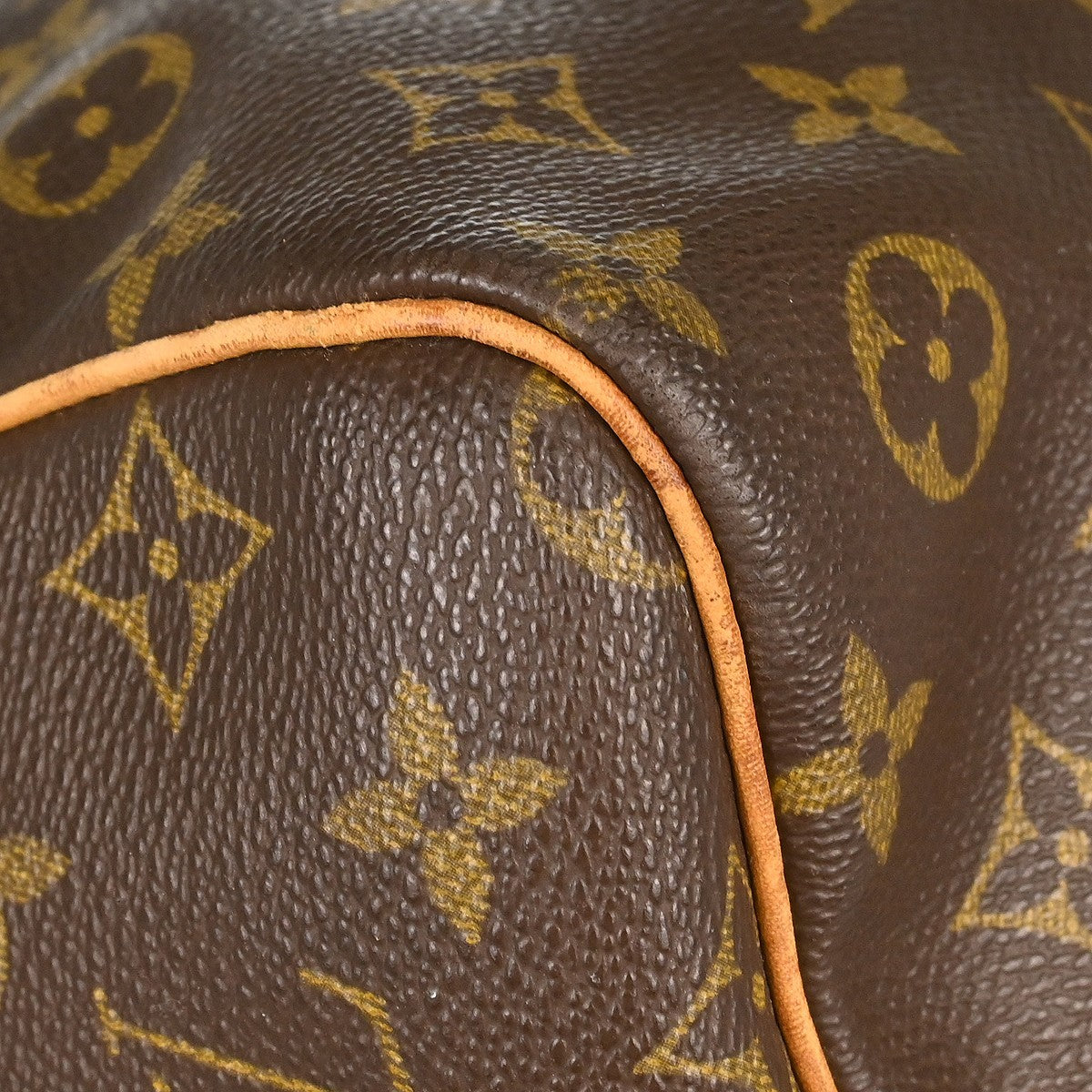 Louis Vuitton Keepall Bandouliere Monogram Canvas Brown Canvas Travel Bag Bag (Pre-Owned)