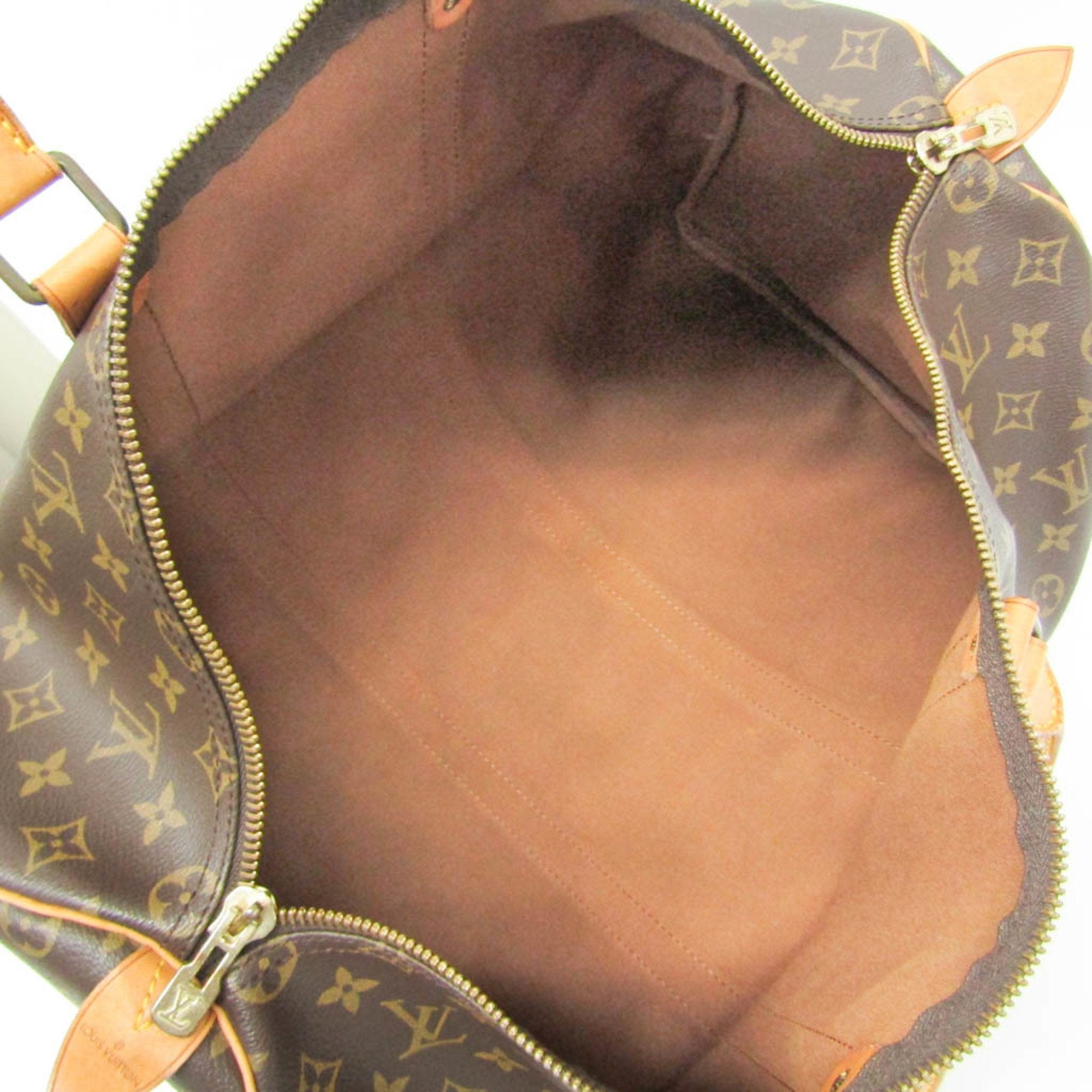 Louis Vuitton Keepall 50 Brown Canvas Travel Bag (Pre-Owned)