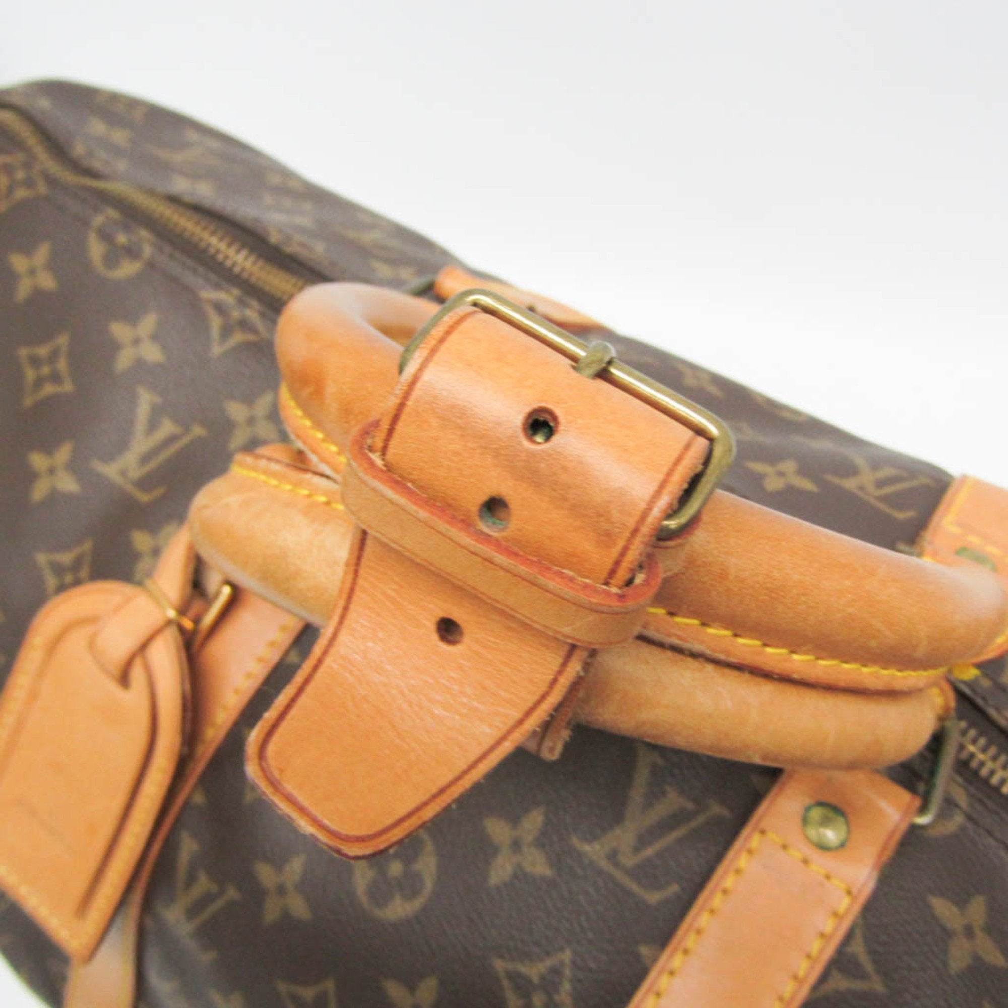 Louis Vuitton Keepall 50 Brown Canvas Travel Bag (Pre-Owned)