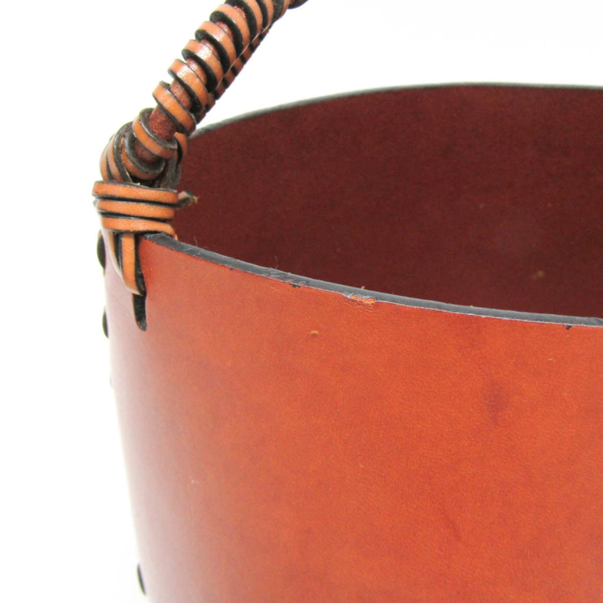 Loewe Gate Top Handle Bucket Anagram Canvas And Leather Brown Leather Handbag (Pre-Owned)