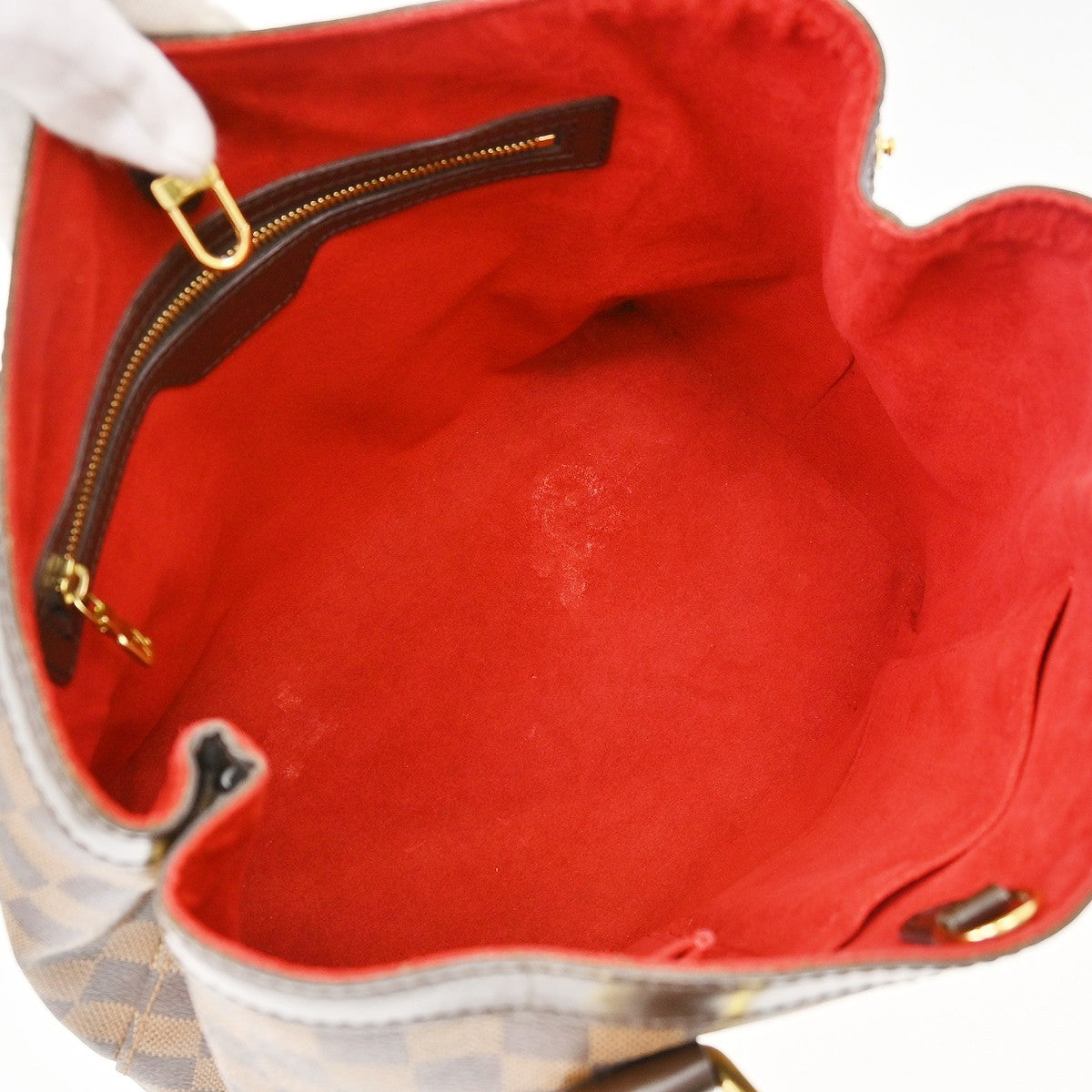 Louis Vuitton Hampstead Damier Brown Canvas Tote Bag Bag (Pre-Owned)