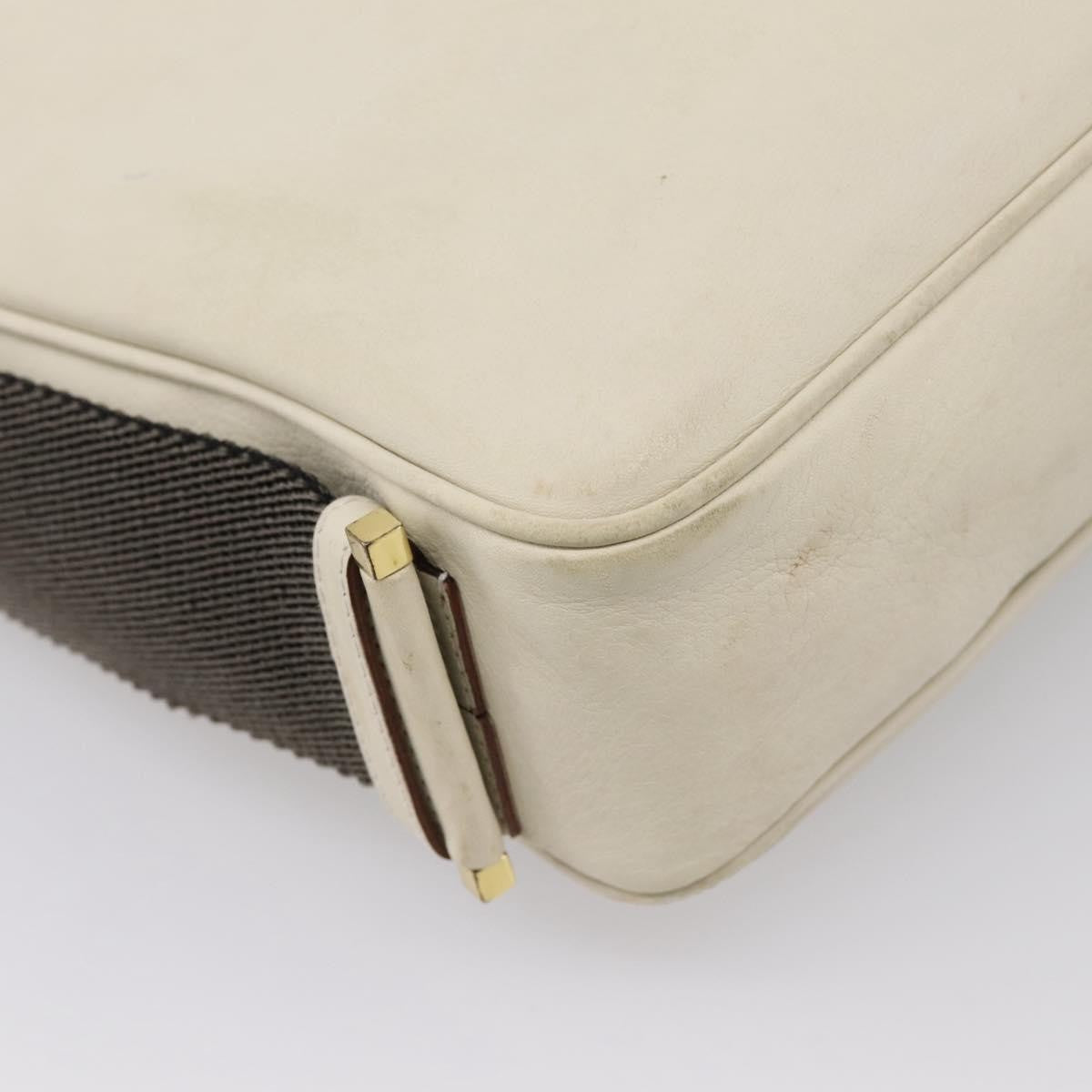 Gucci Shoulder Leather Beige Leather Shoulder Bag Bag (Pre-Owned)