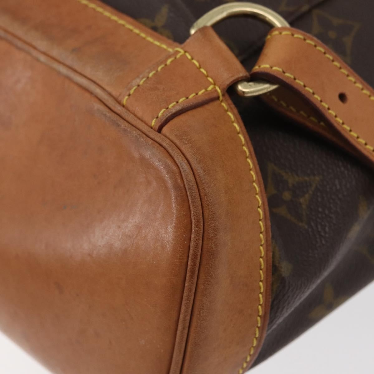 Louis Vuitton Vintage Montsouris Monogram Canvas Brown Canvas Backpack Bag (Pre-Owned)