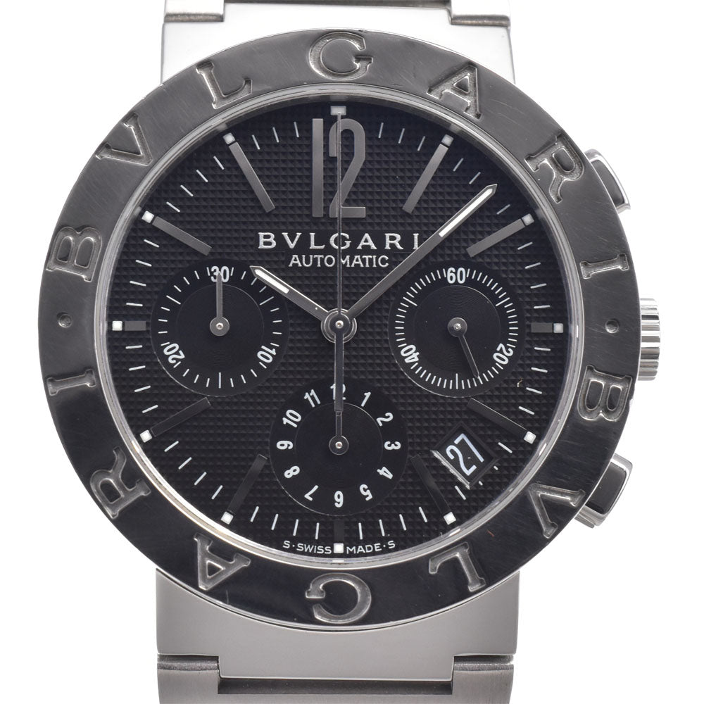 Bvlgari Bvlgari Bvlgari Chronograph Automatic Stainless Steel Watch (Pre-Owned)