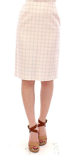 Andrea Incontri Elegant White Pencil Skirt - Chic and Women's Sophisticated