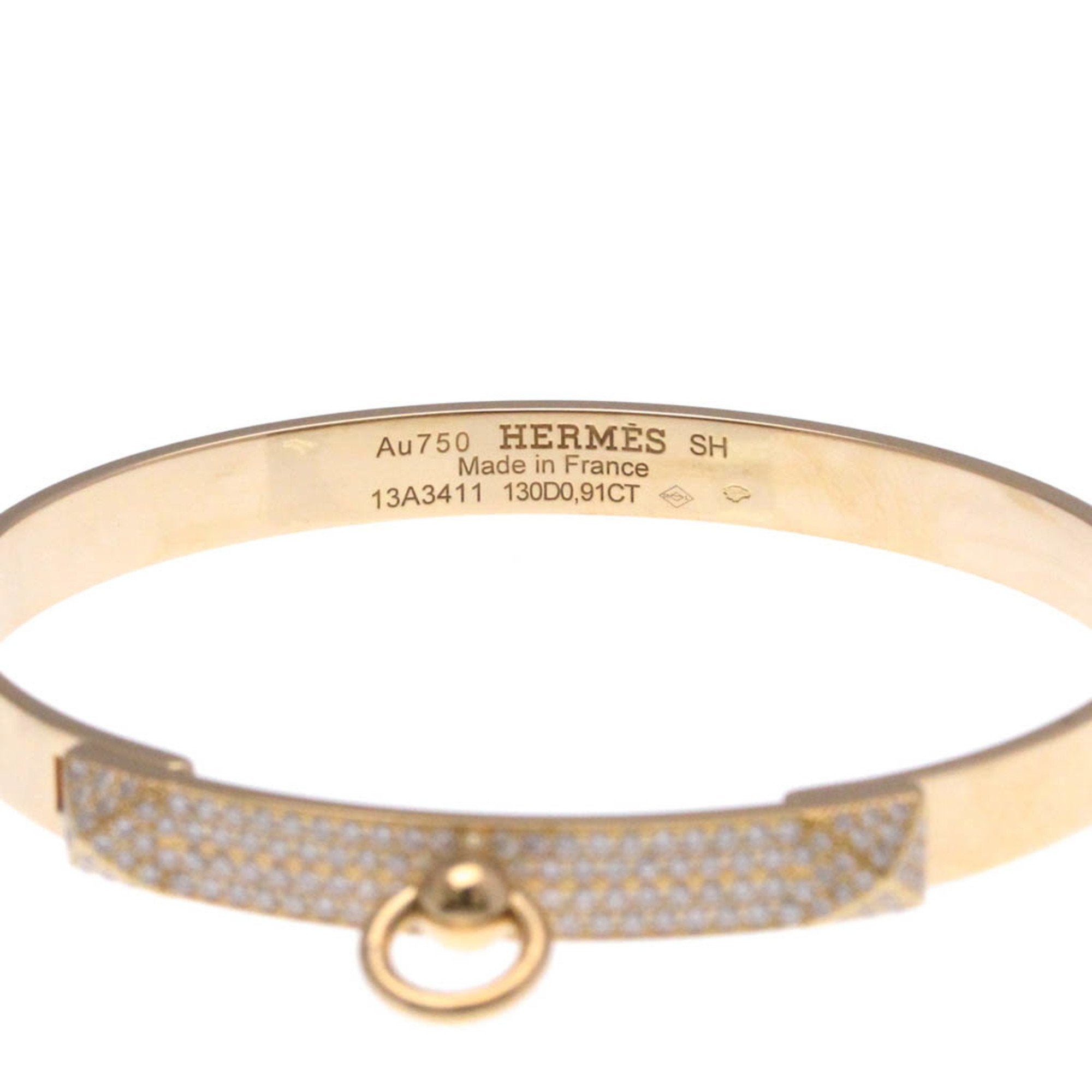 Hermès Collier De Chien Gold Rose Gold Bracelet Jewelry (Pre-Owned)