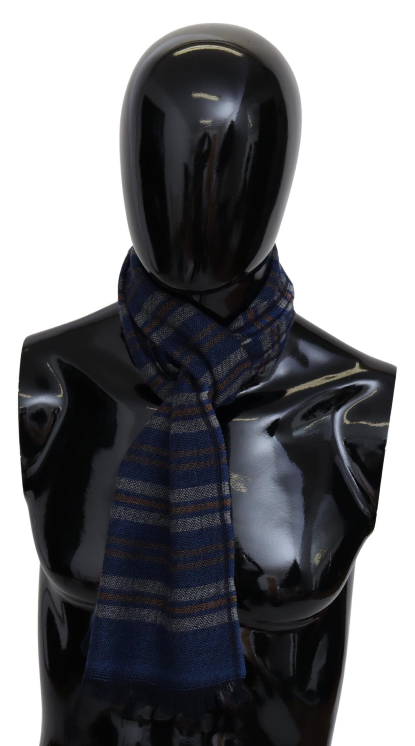 Missoni Multicolor Wool Striped Unisex Neck Wrap Men's Shawl