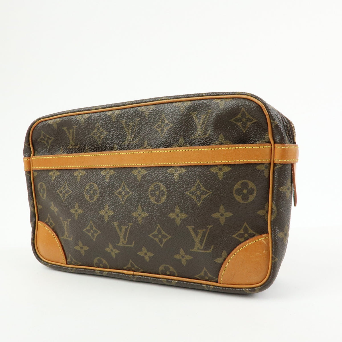 Louis Vuitton Compiegne Cosmetic Monogram Canvas Brown Canvas Toiletry Case Accessory (Pre-Owned)